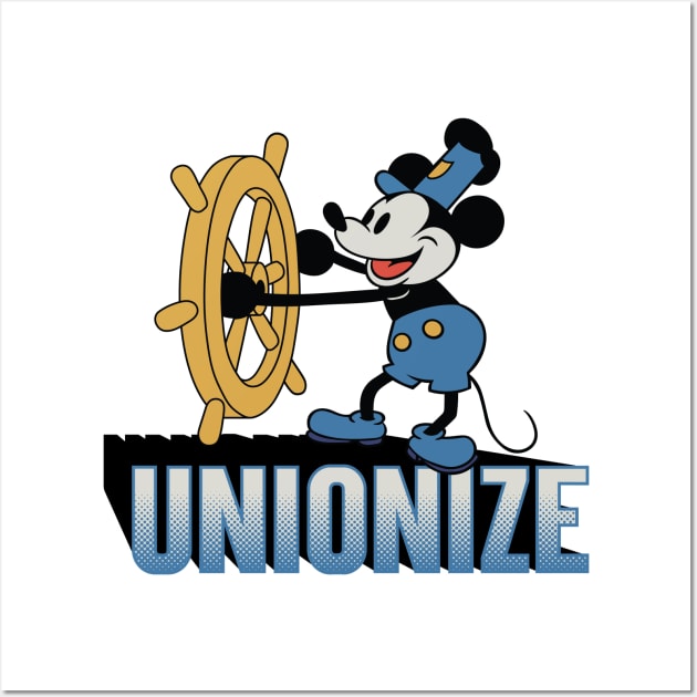 Steamboat Willie - Unionize Wall Art by Emma